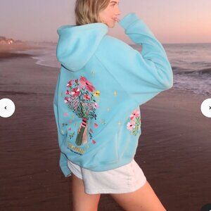 Dandy "Gift Giving" Oversized Lux Hoodie in Blue